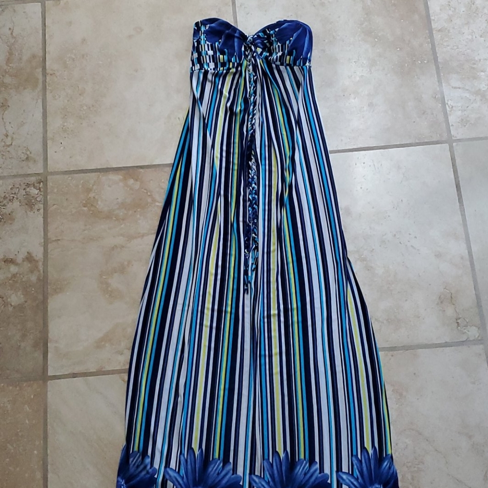 Julia strapless maxi dress